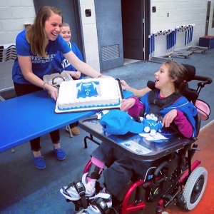 Wellesley athletes welcome children with life-threatening illnesses to their teams